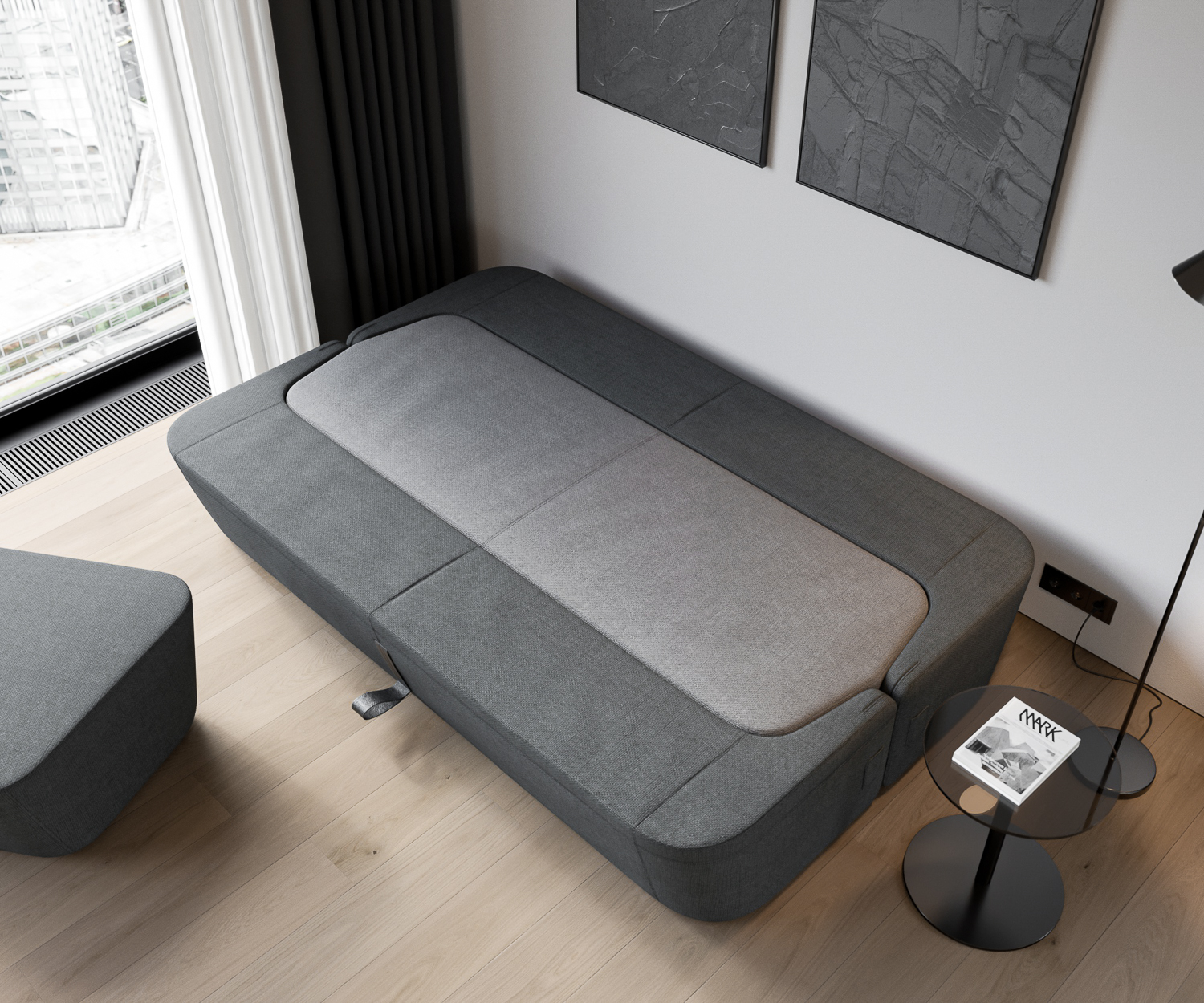 Revolve Emotionsbild Oben Sofa ausgezogen Revolve Emotionsbild Oben Sofa ausgezogen