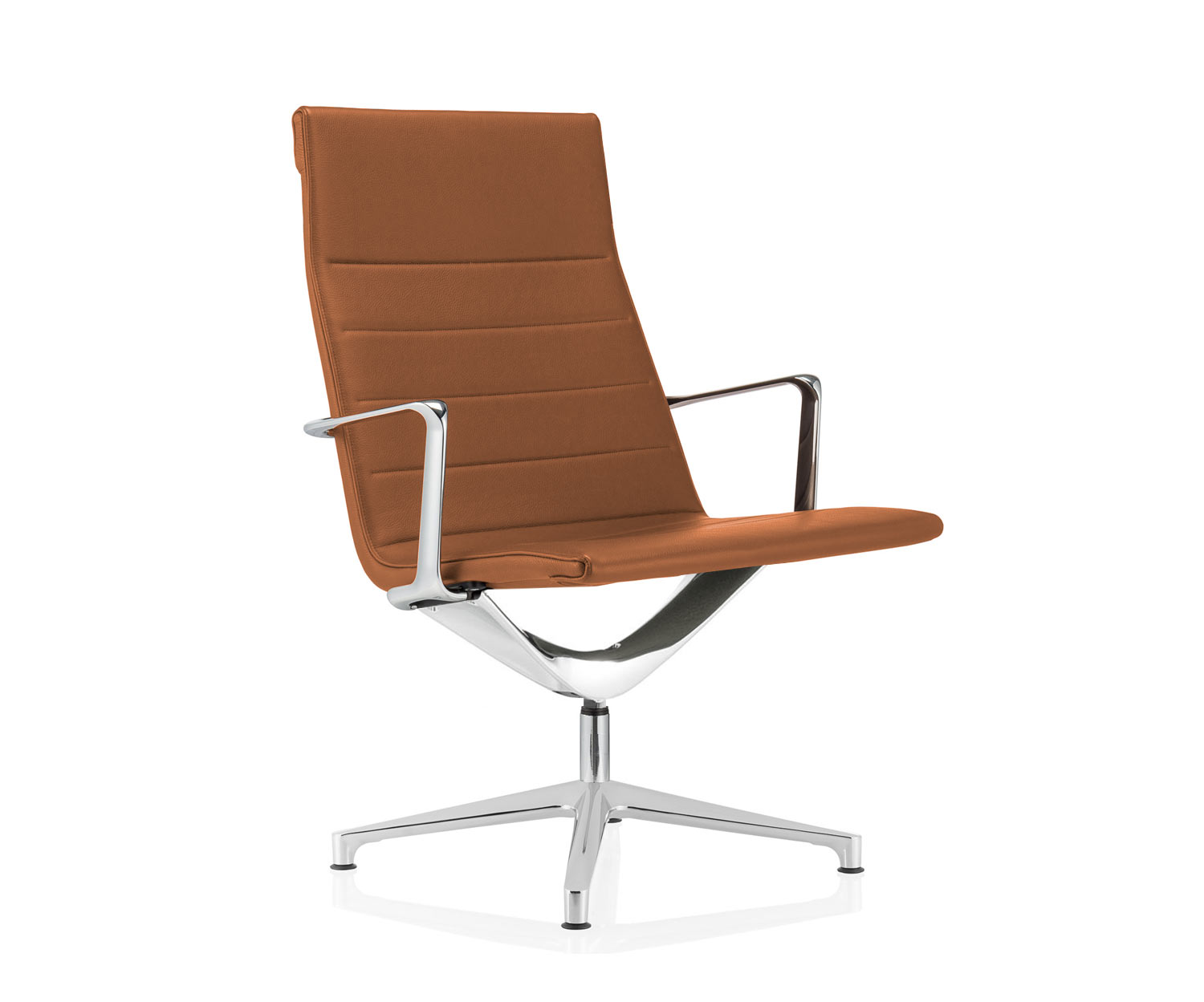 ICF Vela Lounge Leder 984 Tobacco H69