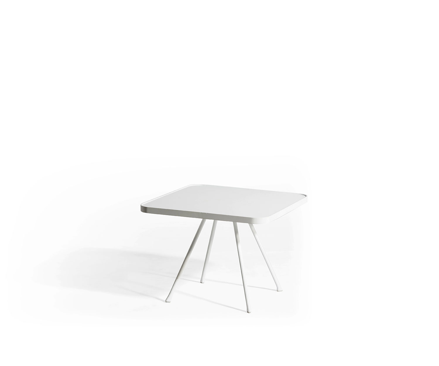 Oasiq Attol Aluminium Beistelltisch weiß 55x55x42cm Oasiq Attol Aluminium Beistelltisch weiß 55x55x42cm