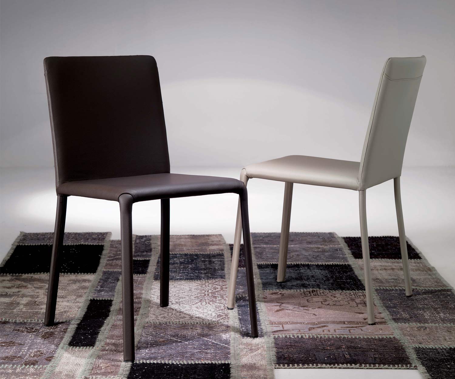 Hochwertiger Ozzio Design Stuhl Lunette Leder Schwarz Weiss Hochwertiger Ozzio Design Stuhl Lunette Leder Schwarz Weiss