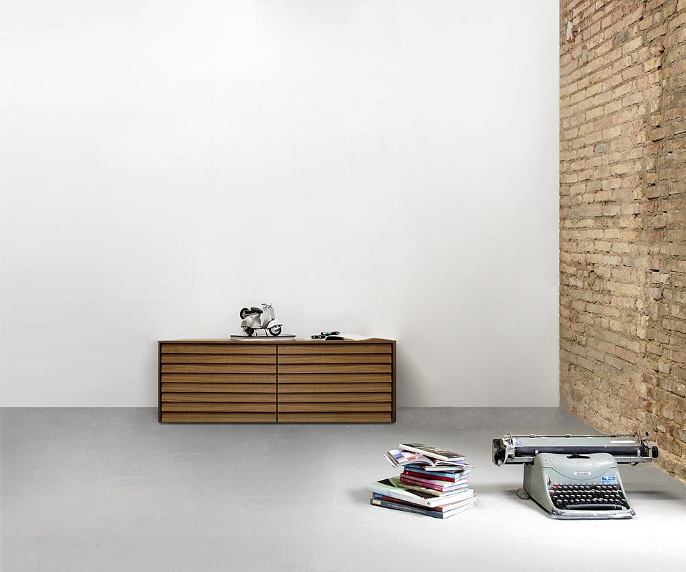 Punt Sussex Sideboard Boden B119 Super Matt Walnuss Punt Sussex Sideboard Boden B119 Super Matt Walnuss