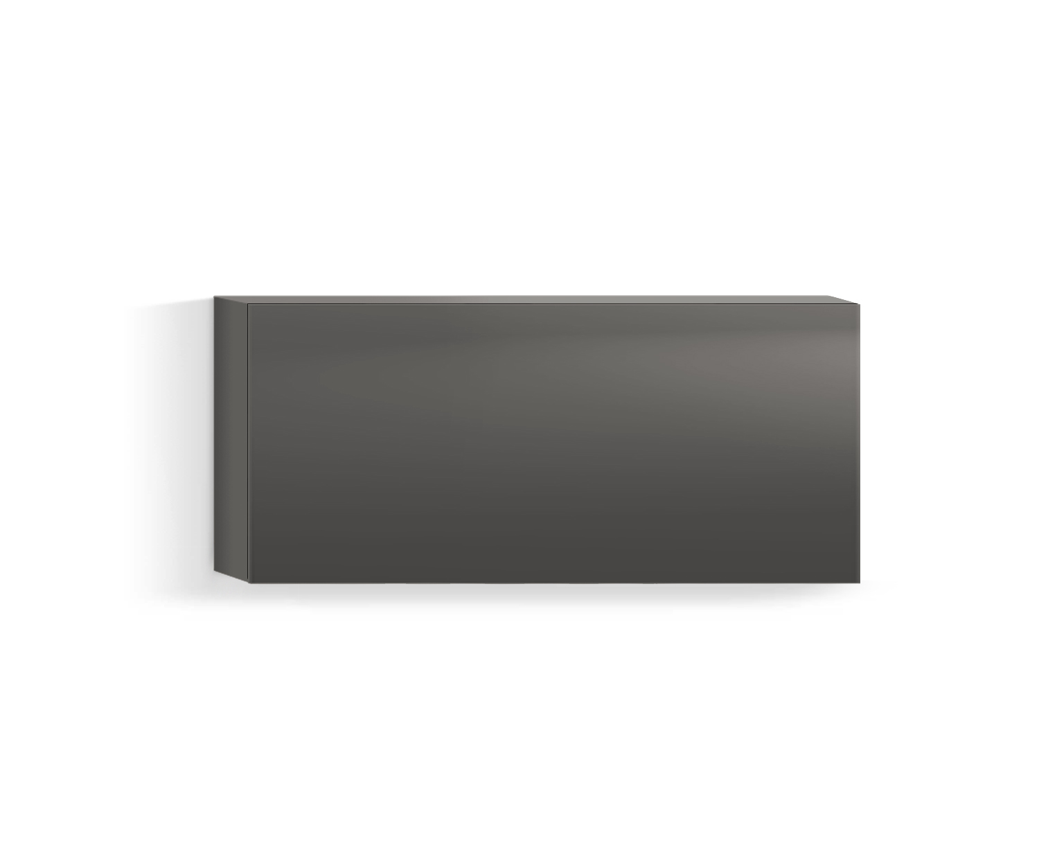 Design Wohnzimmer Hängeschrank Horizontal H42 B90 unten quarz310