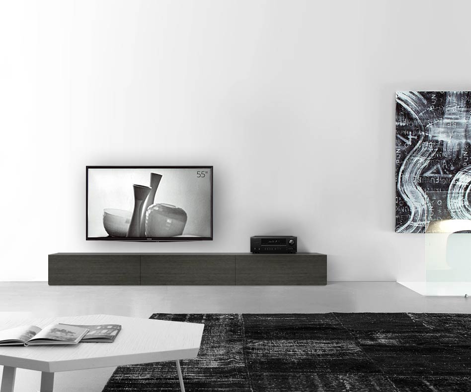 Livitalia Holz Design Lowboard Konfigurator Boden 270 cm 32 cm 46 cm Eiche grau Livitalia Holz Design Lowboard Konfigurator Boden 270 cm 32 cm 46 cm Eiche grau