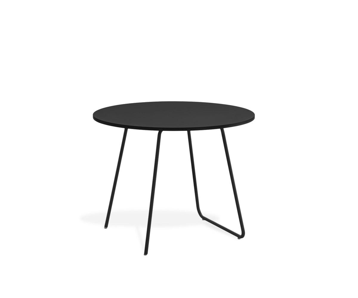 Novamobili Beistelltisch Orbis Ø 60cm matt schwarz318