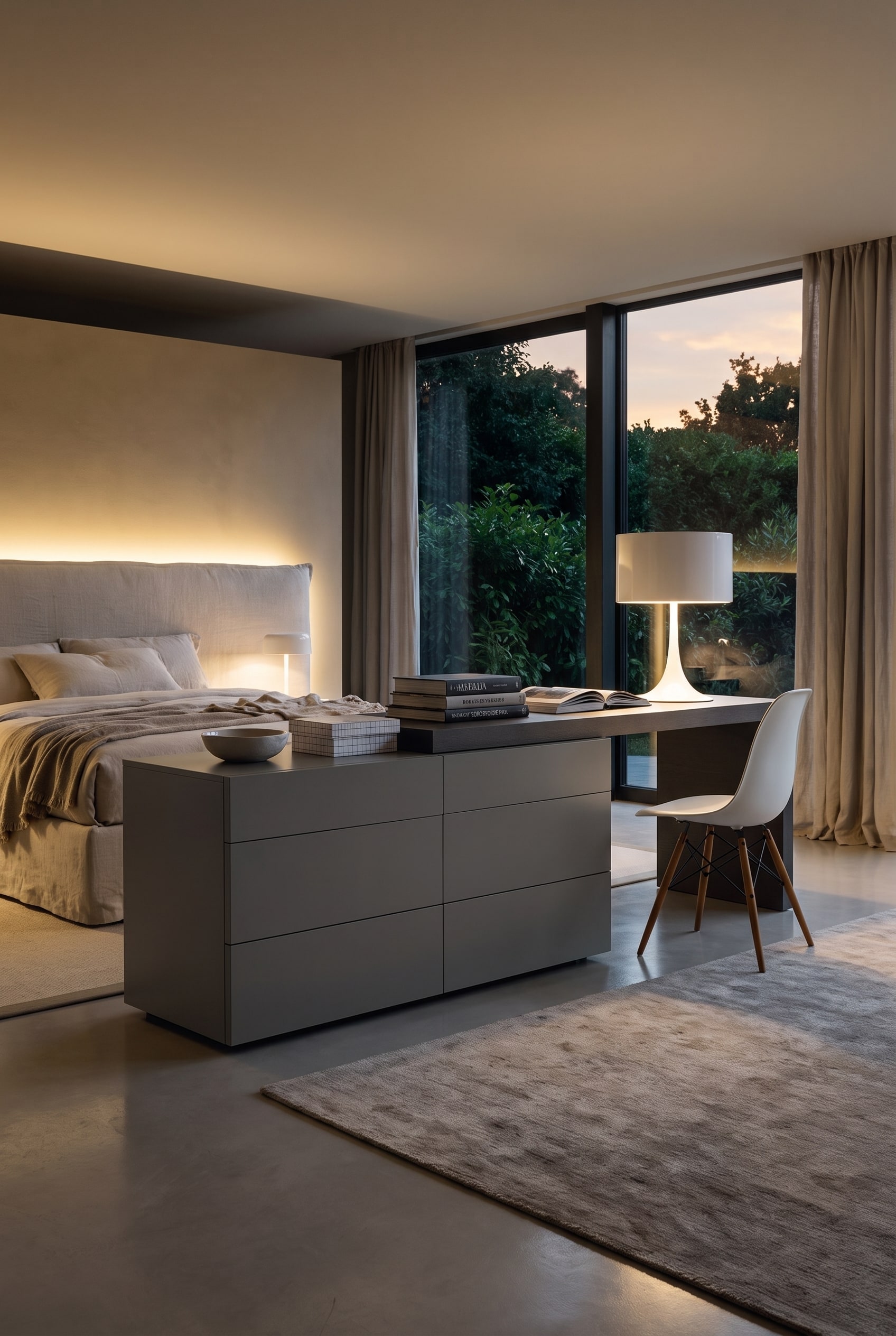 Schlafzimmer Kommode mit Schreibtisch Modern