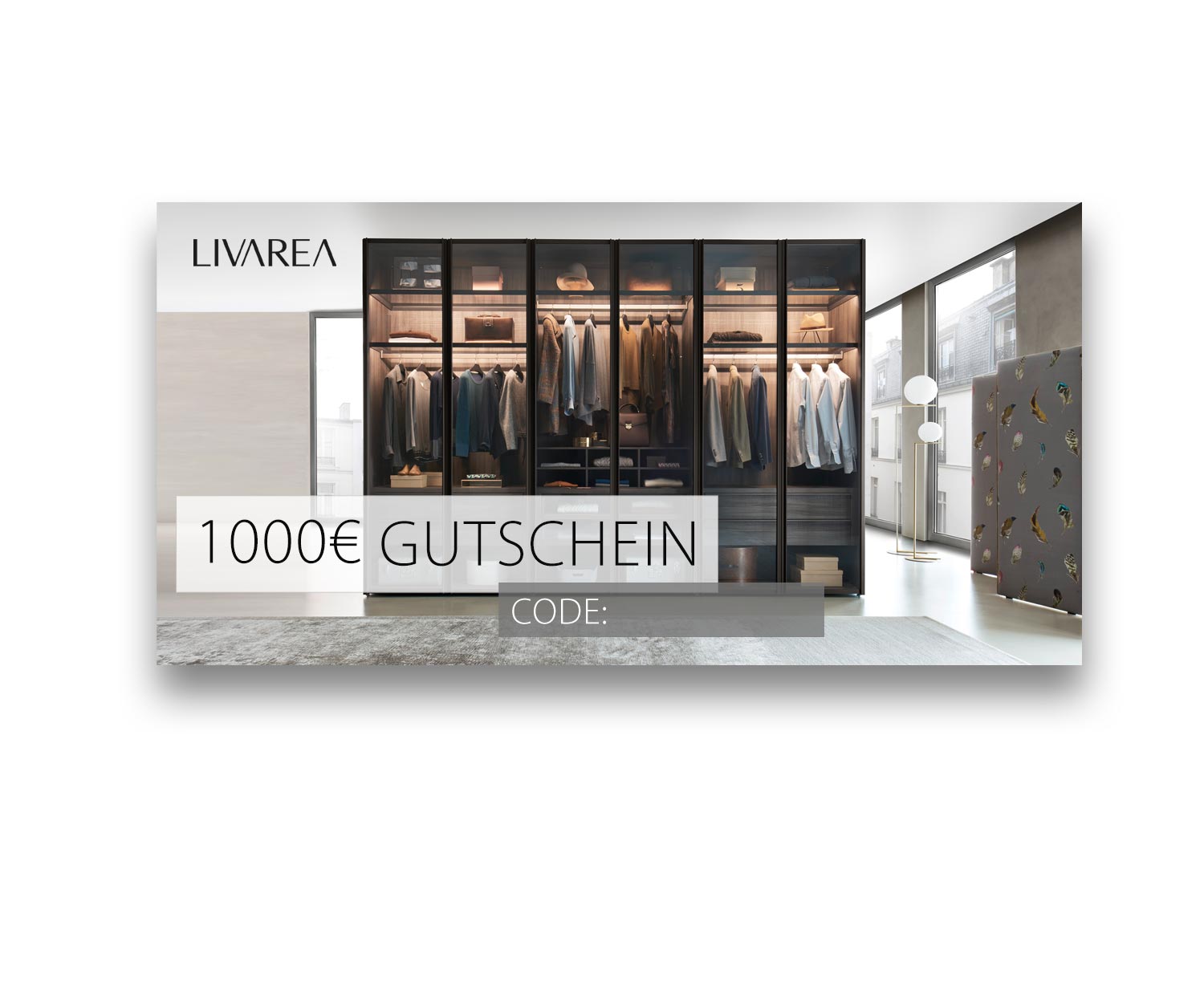 1000€ Livarea Geschenkgutschein 1000€ Livarea Geschenkgutschein