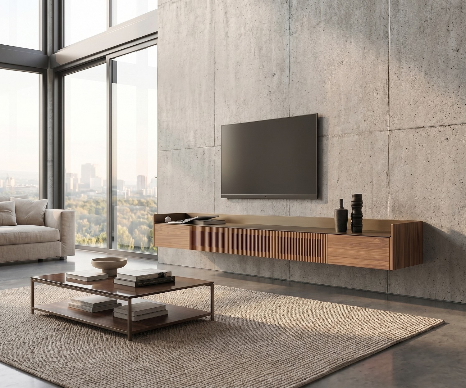 Punt Stockholm Slim Wand TV Sideboard Punt Stockholm Slim Wand TV Sideboard