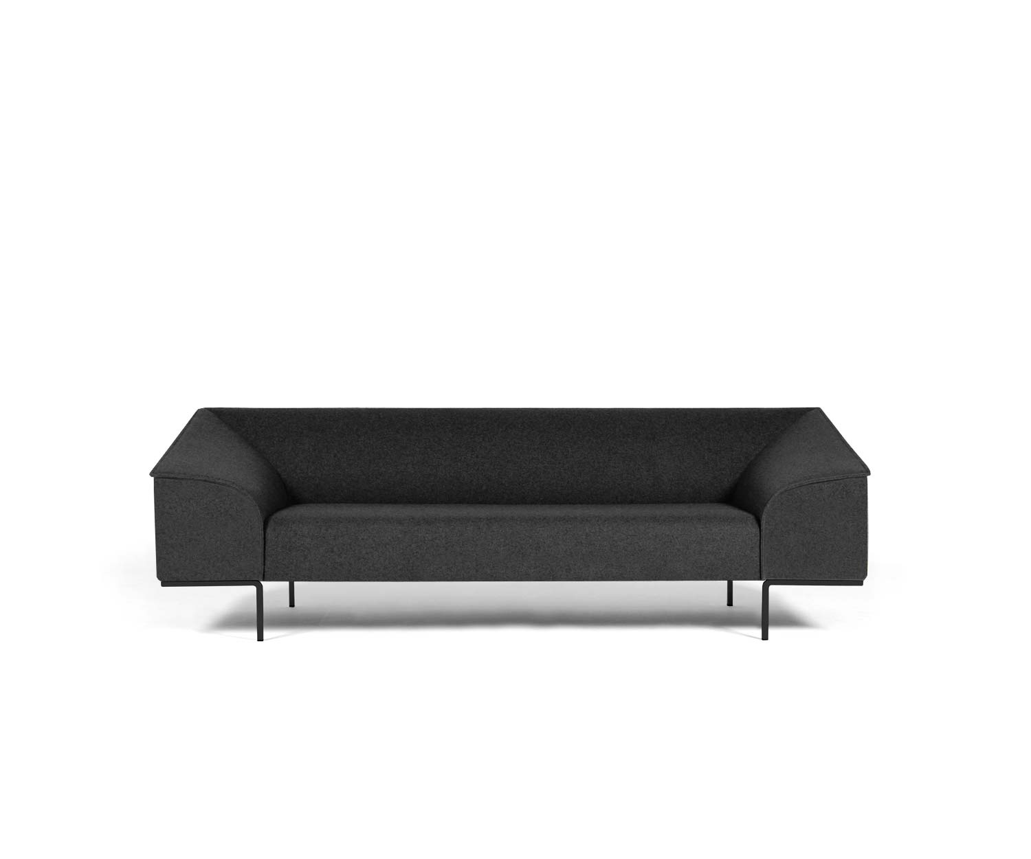 Prostoria Design Sofa Seam in Dunkelgrau als 2 Sitzer Prostoria Design Sofa Seam in Dunkelgrau als 2 Sitzer