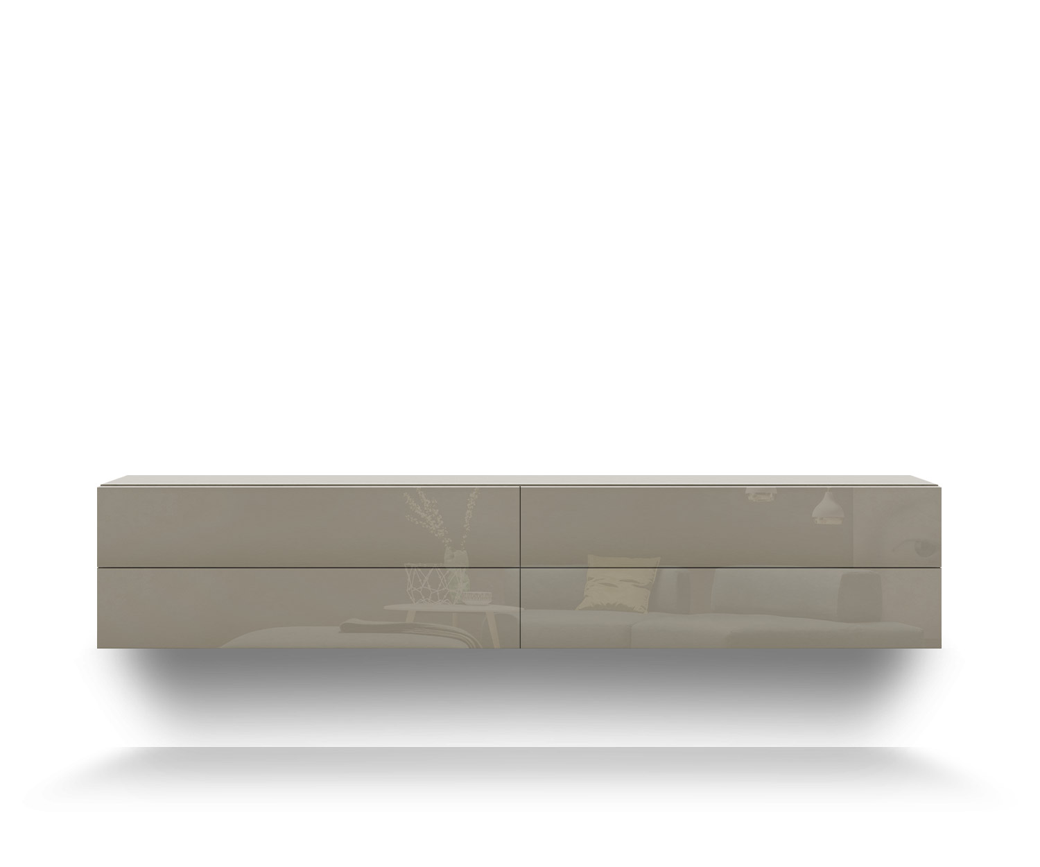 Novamobili Hängekommode Easy 4er B216 sand433 Novamobili Hängekommode Easy 4er B216 sand433