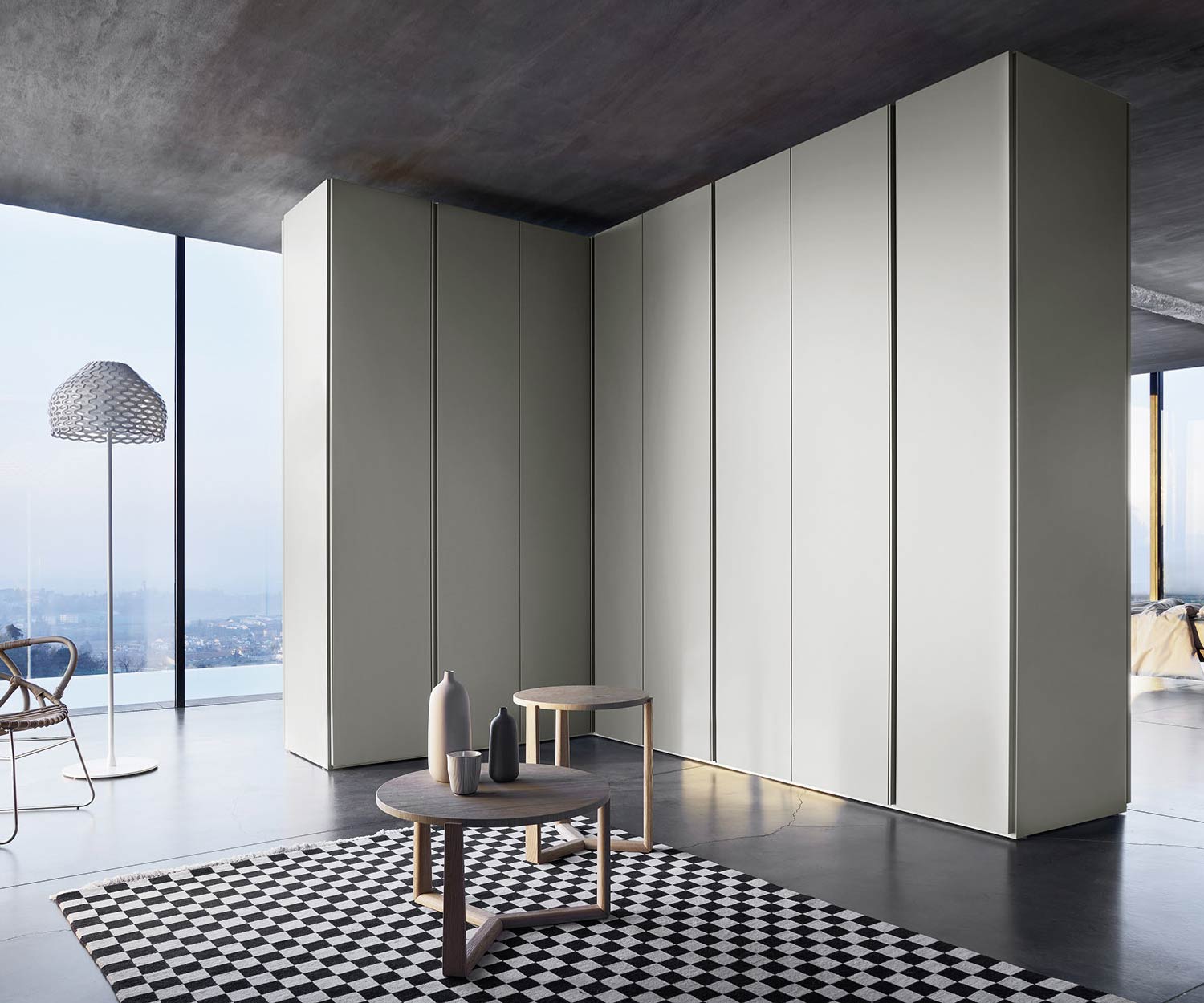 Moderner Livitalia Design Kleiderschrank Sinua Eckschrank Moderner Livitalia Design Kleiderschrank Sinua Eckschrank