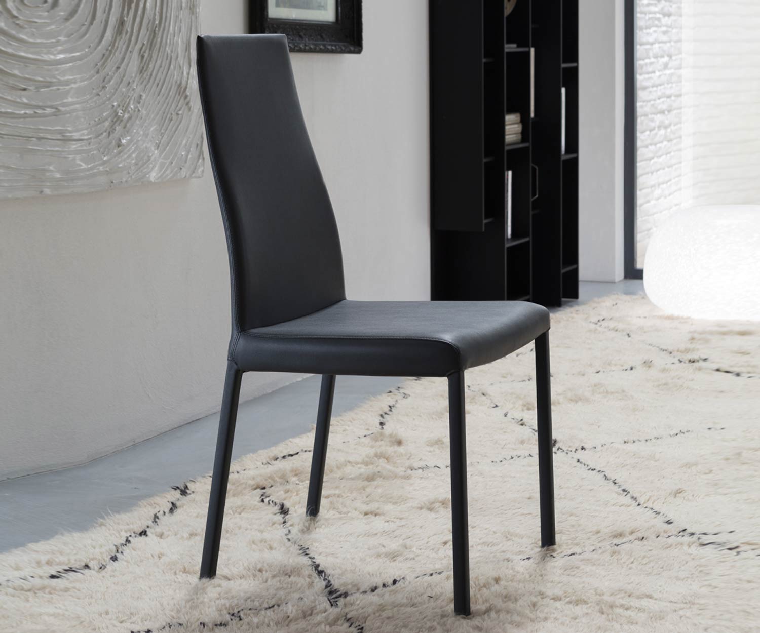 Ozzio Stuhl Blitz Schwarz  Ozzio Stuhl Blitz Schwarz