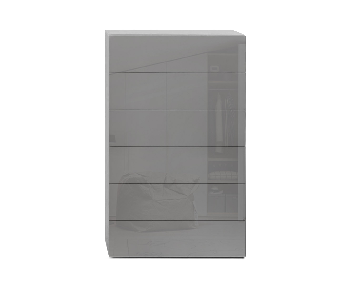 Novamobili Kommode Easy 6er B64 hellgrau430 Novamobili Kommode Easy 6er B64 hellgrau430