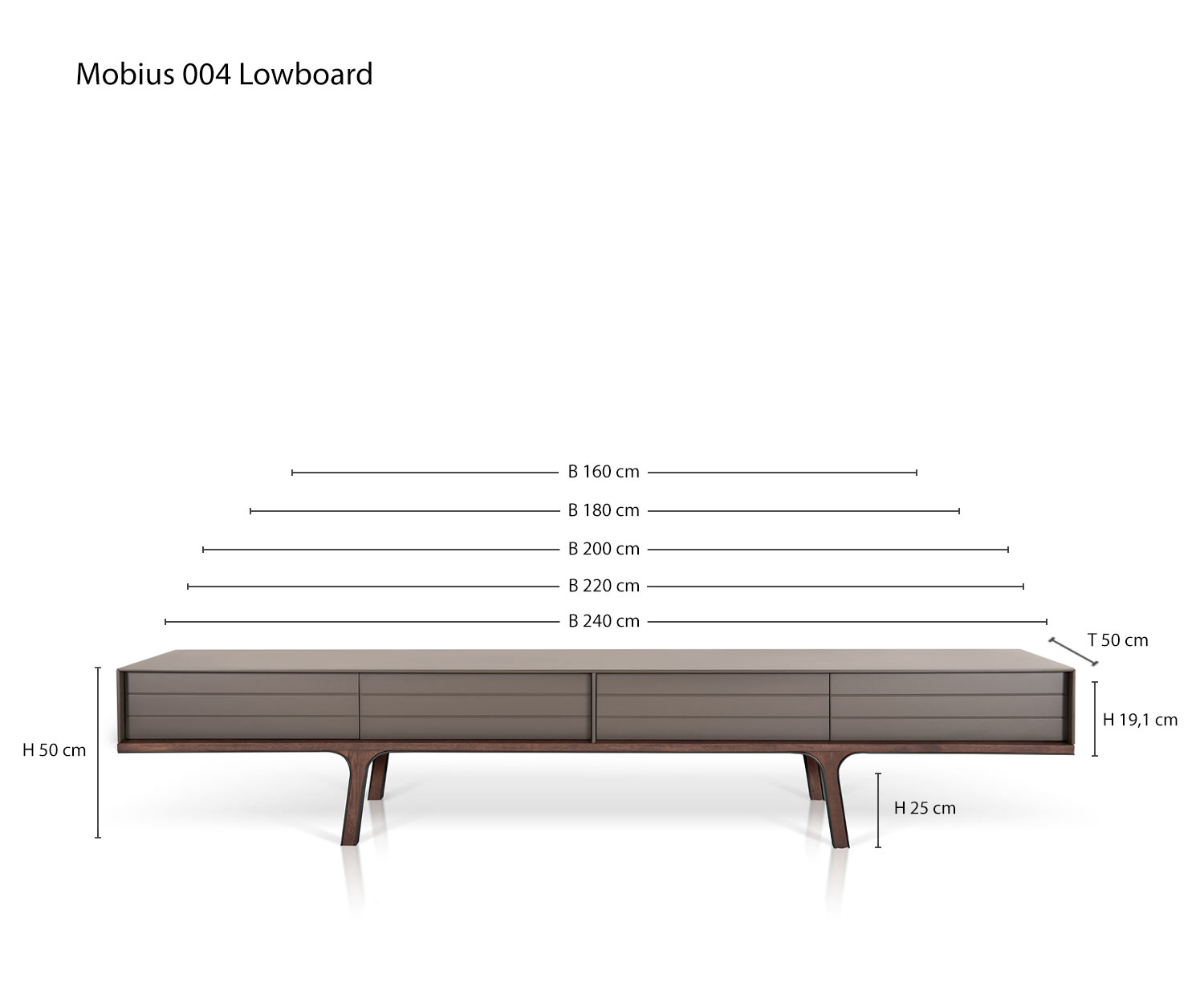 Designer Lowbord Mobius 004 von al2 Skizze Varianten Maße Größen Designer Lowbord Mobius 004 von al2 Skizze Varianten Maße Größen