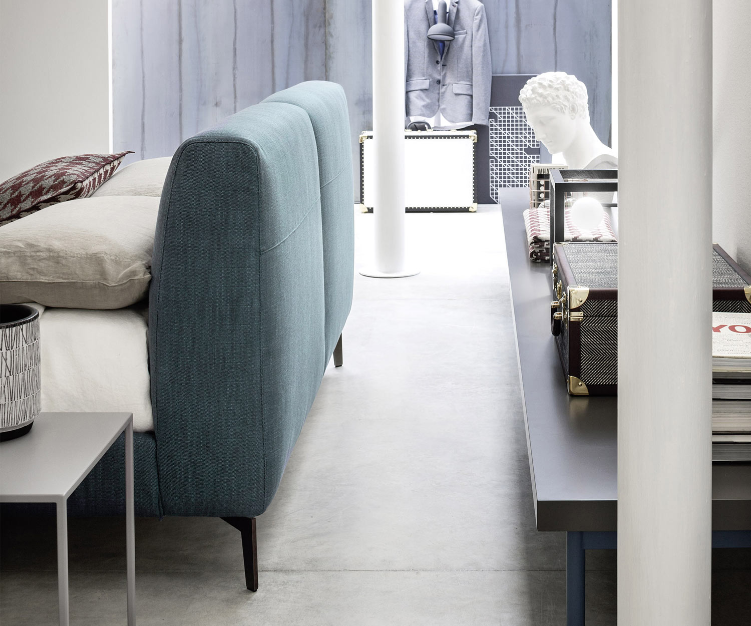 Novamobili Polsterbett Margot Detail Rückenlehne Novamobili Polsterbett Margot Detail Rückenlehne