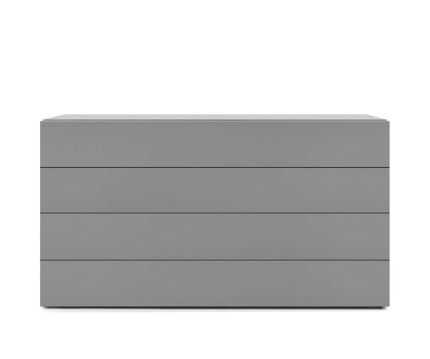 Novamobili Kommode Easy 4er B128 hellgrau330 Novamobili Kommode Easy 4er B128 hellgrau330