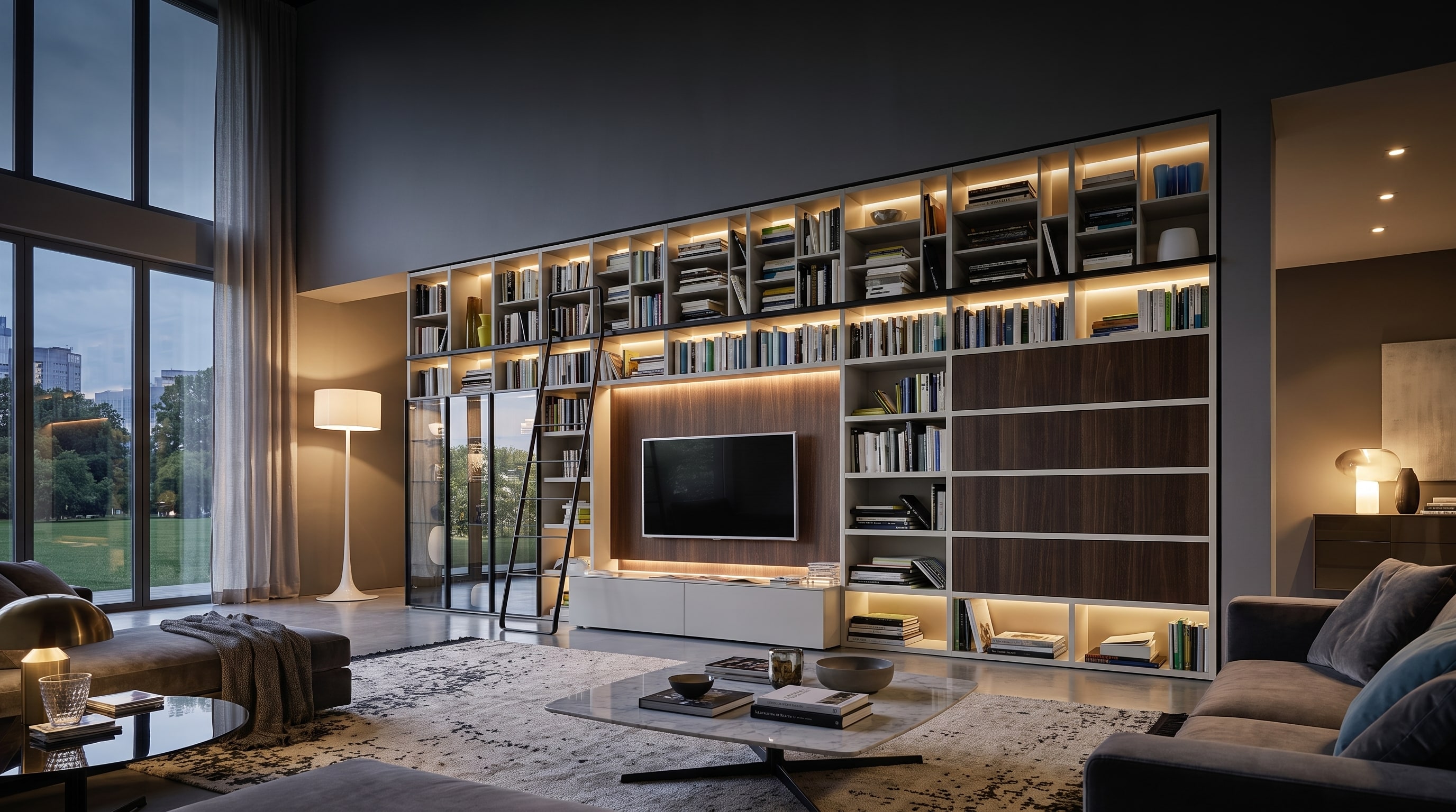 Räume mit hohen Decken einrichten: 14 Wohnzimmer-Ideen, die Weite wohnlich machen Räume mit hohen Decken einrichten: 14 Wohnzimmer-Ideen, die Weite wohnlich machen