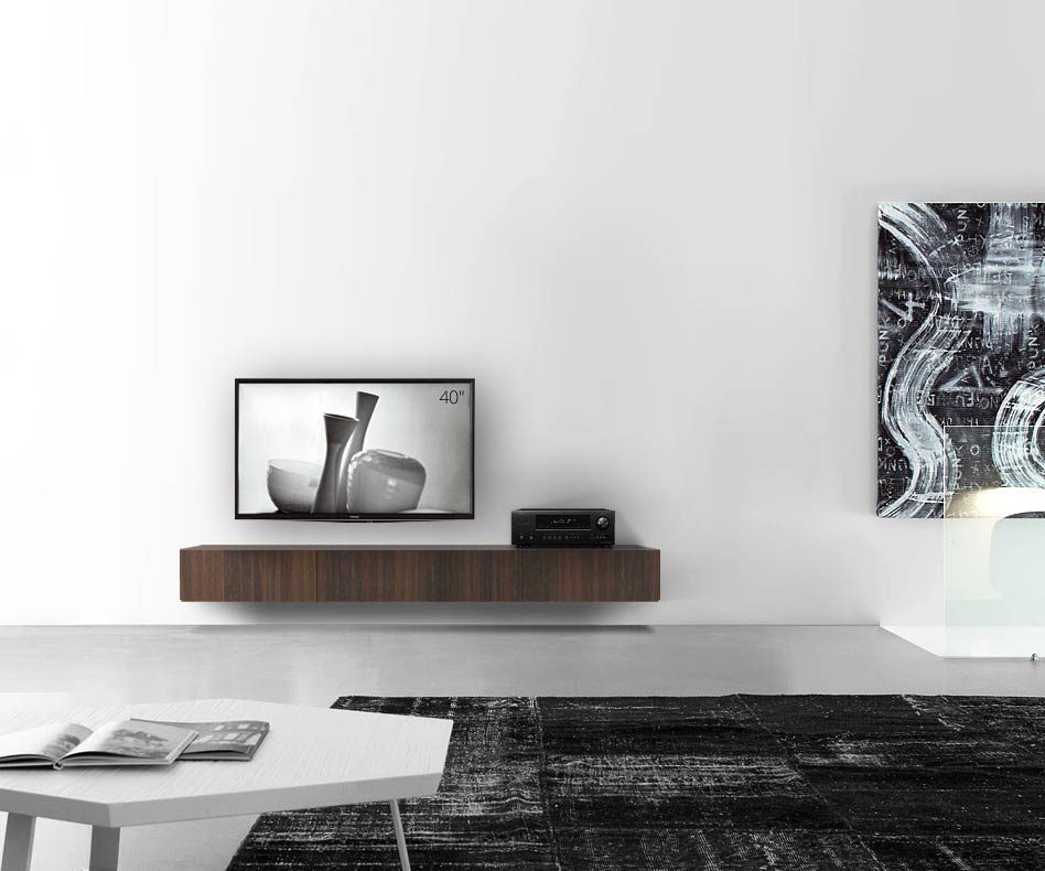 Livitalia Holz Design Lowboard Konfigurator Wand 210 cm 24 cm 46 cm Eiche braun Livitalia Holz Design Lowboard Konfigurator Wand 210 cm 24 cm 46 cm Eiche braun