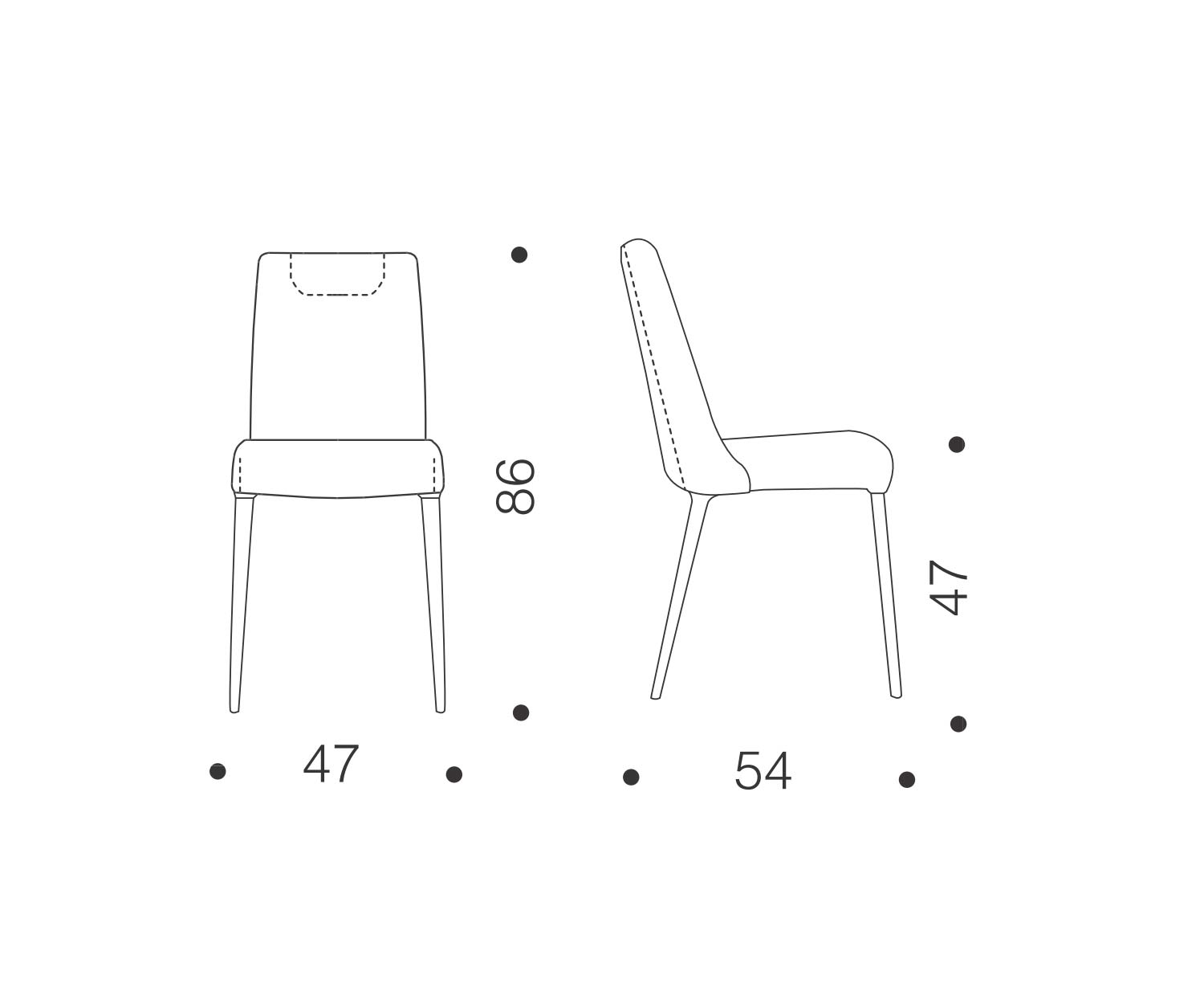 Ozzio Design Polsterstuhl Sofia Maße Ozzio Design Polsterstuhl Sofia Maße