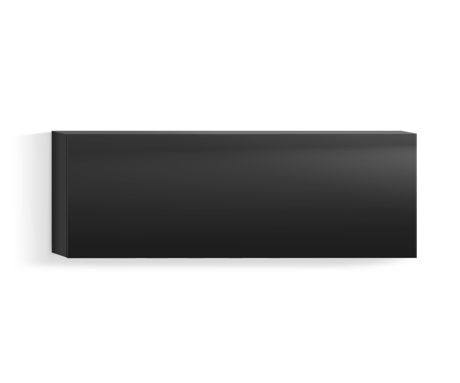 Design Wohnzimmer Hängeschrank Horizontal H42 B120 oben schwarz318 Design Wohnzimmer Hängeschrank Horizontal H42 B120 oben schwarz318