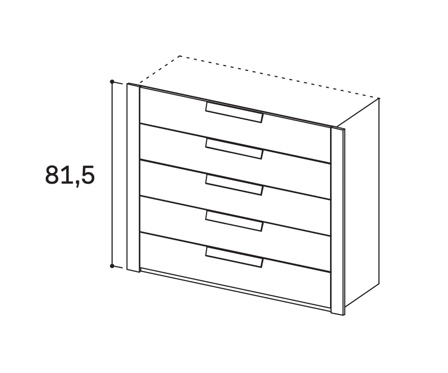 Novamobili Kleiderschrank Zubehör Armadi 5er Schubladen Novamobili Kleiderschrank Zubehör Armadi 5er Schubladen