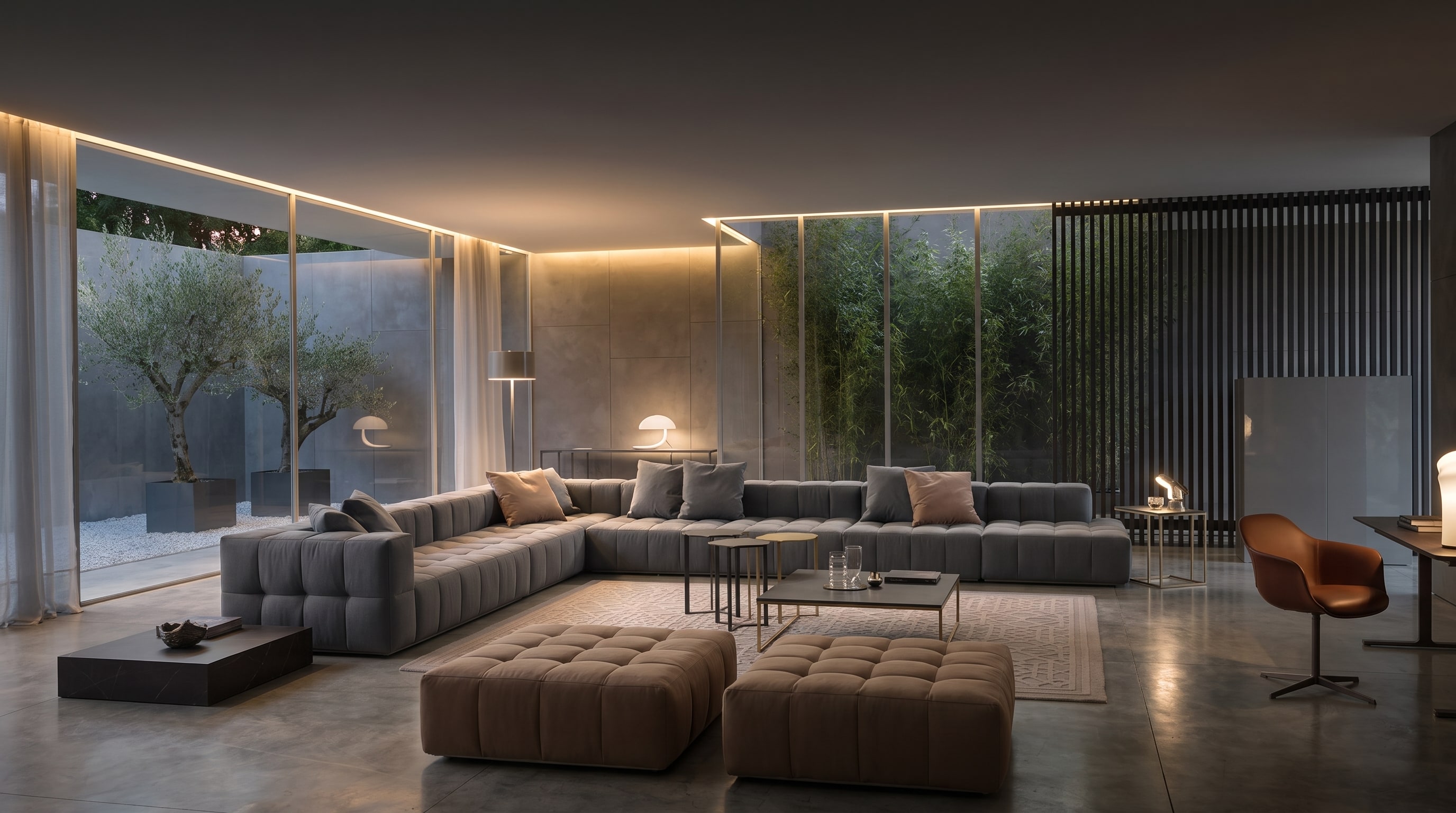 Großes Wohnzimmer einrichten: Der Fehler der leeren Mitte Großes Wohnzimmer einrichten: Der Fehler der leeren Mitte