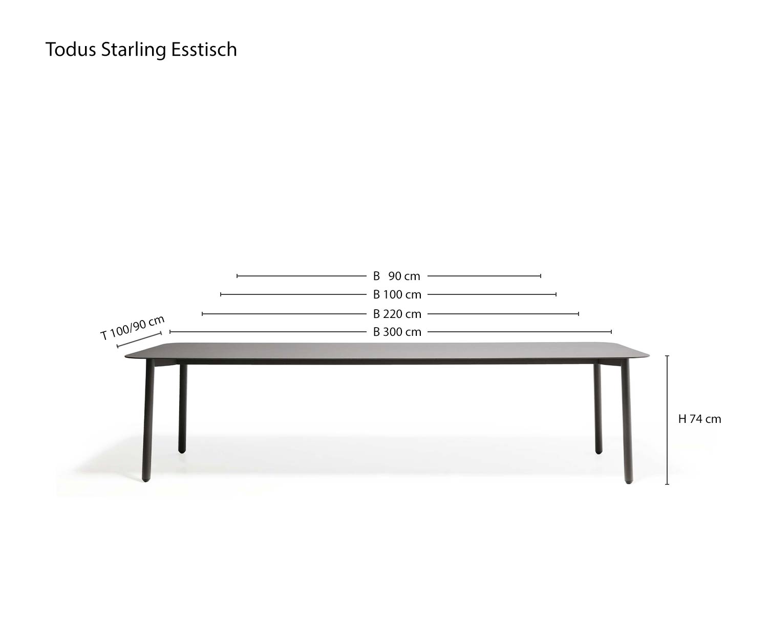 Größen Starling Design Esstisch für den Garten Größen Starling Design Esstisch für den Garten