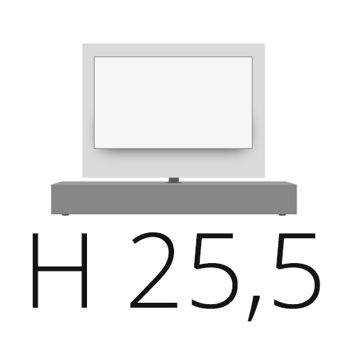 H 25,5 cm