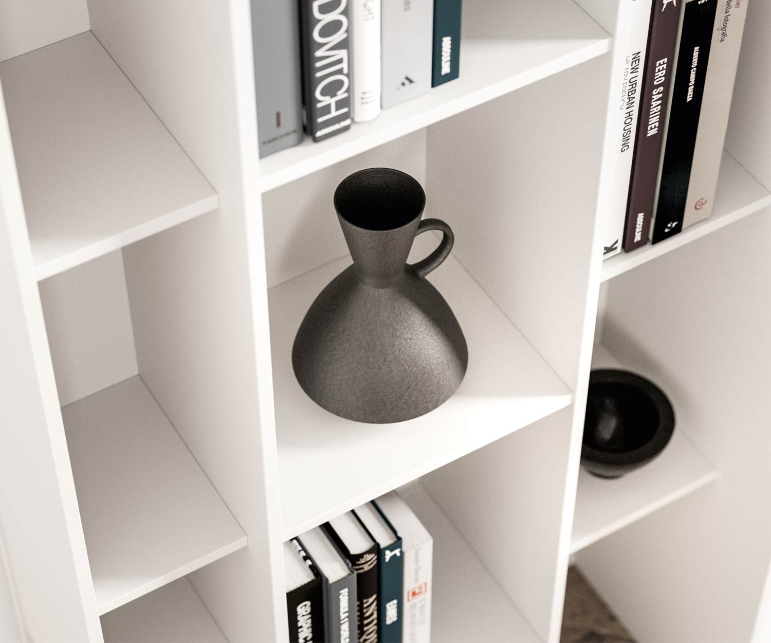 Ozzio Byblos X026 Buecherregal Detailbild Ozzio Byblos X026 Buecherregal Detailbild