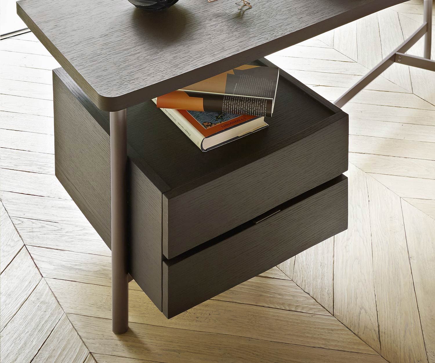 Hochwertiger Livitalia Design Architekten Schreibtisch mit Schubladen Hochwertiger Livitalia Design Architekten Schreibtisch mit Schubladen