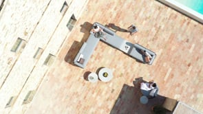 Runder Branta Outdoor Tisch auf Terrasse mit Durchmesser 70 und 100 cm Runder Branta Outdoor Tisch auf Terrasse mit Durchmesser 70 und 100 cm