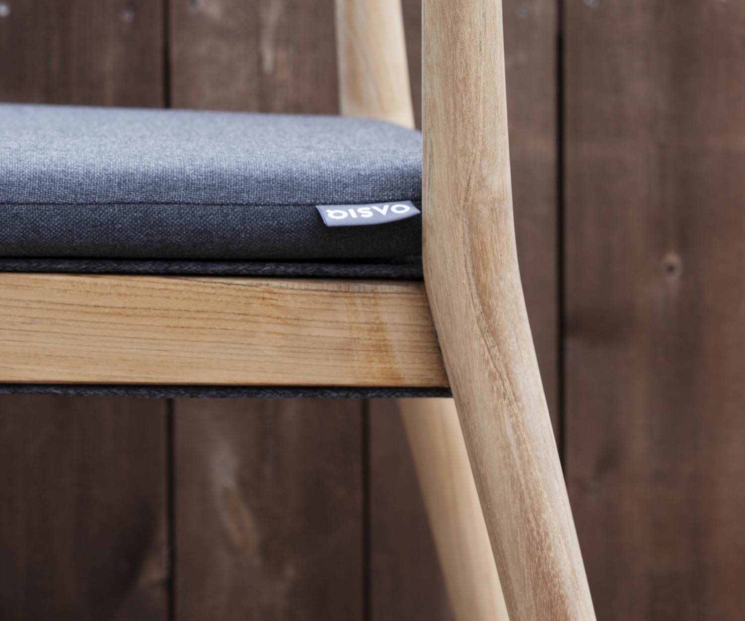 Oasiq Copenhagen Designer Balkonstuhl mit Polsterauflage in Dunkelgrau Oasiq Copenhagen Designer Balkonstuhl mit Polsterauflage in Dunkelgrau