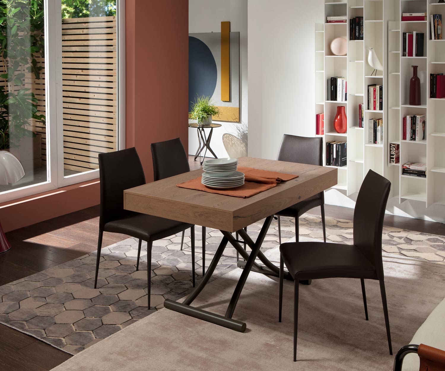 Ozzio Newood Tisch T123 Holz PZ 93 Eiche Natur Ozzio Newood Tisch T123 Holz PZ 93 Eiche Natur