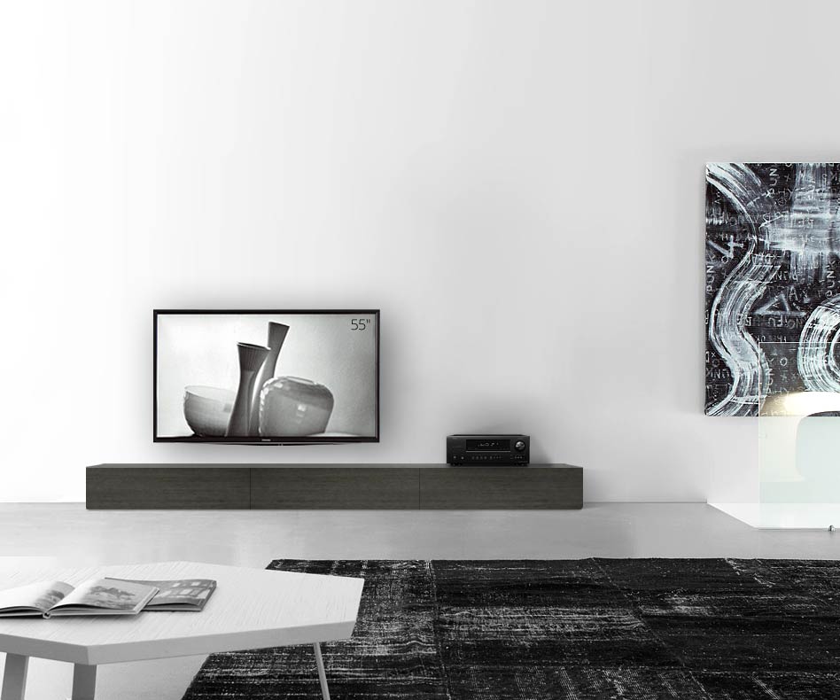 Livitalia Holz Design Lowboard Konfigurator Boden 270 cm 24 cm 56 cm Eiche grau Livitalia Holz Design Lowboard Konfigurator Boden 270 cm 24 cm 56 cm Eiche grau