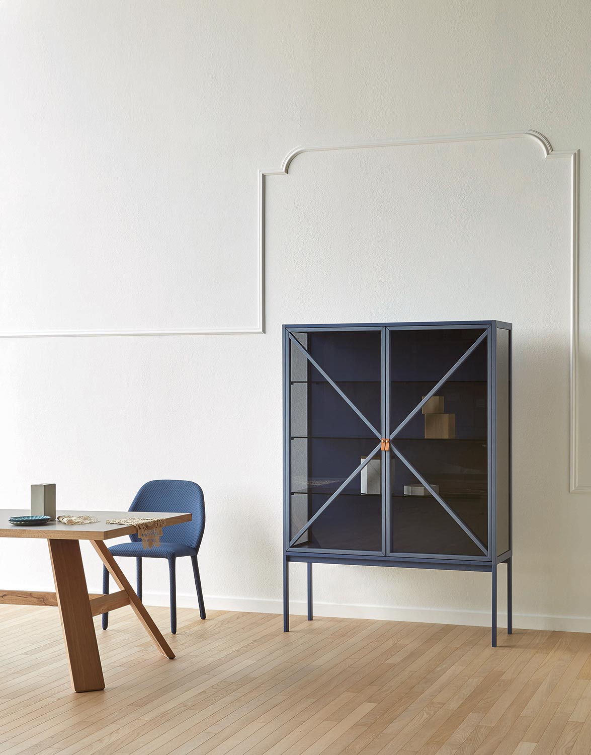 Design Glasvitrine aus Italien