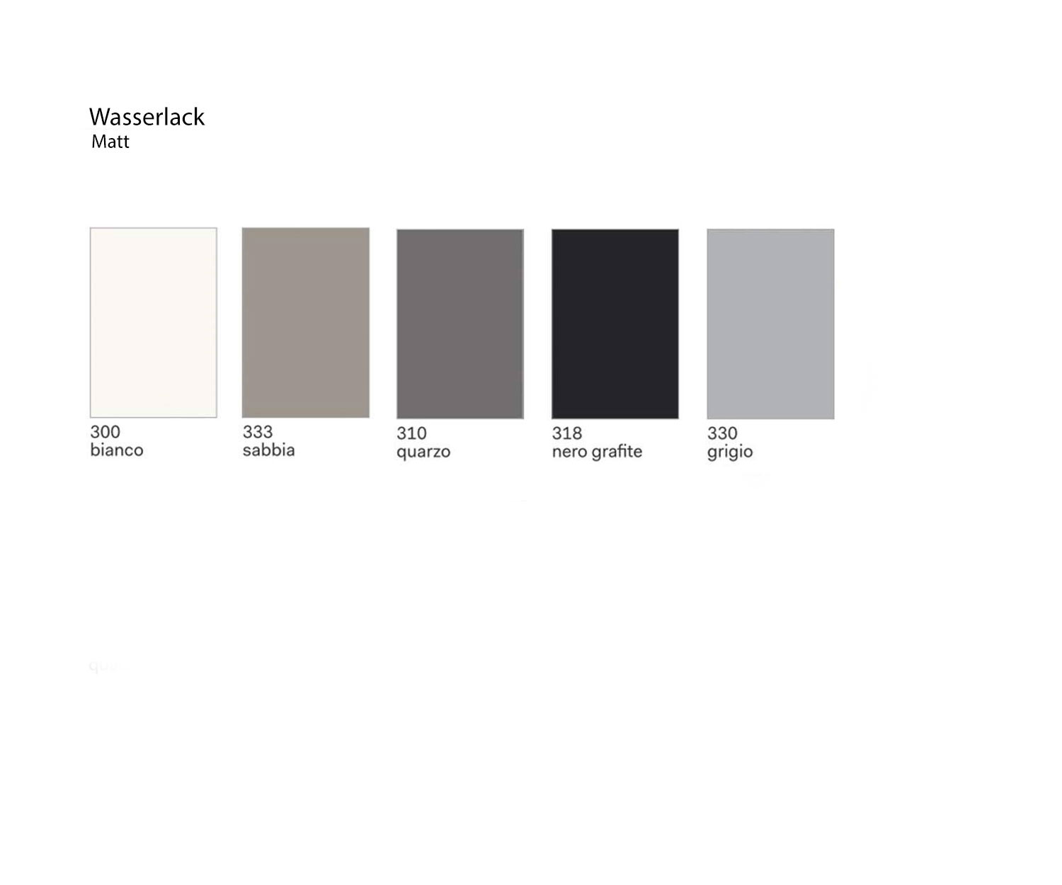 Matte Farben für Design Eckschrank Novamobili Alfa  Matte Farben für Design Eckschrank Novamobili Alfa