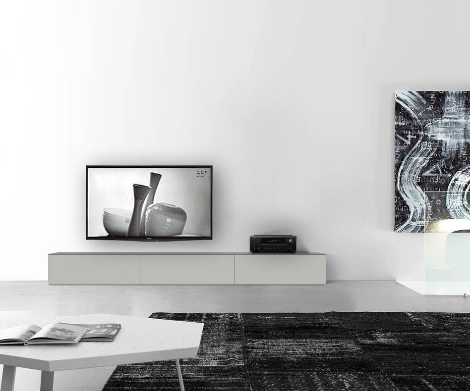 /Design Lowboard Boden B270 H35 matt hellgrau /Design Lowboard Boden B270 H35 matt hellgrau