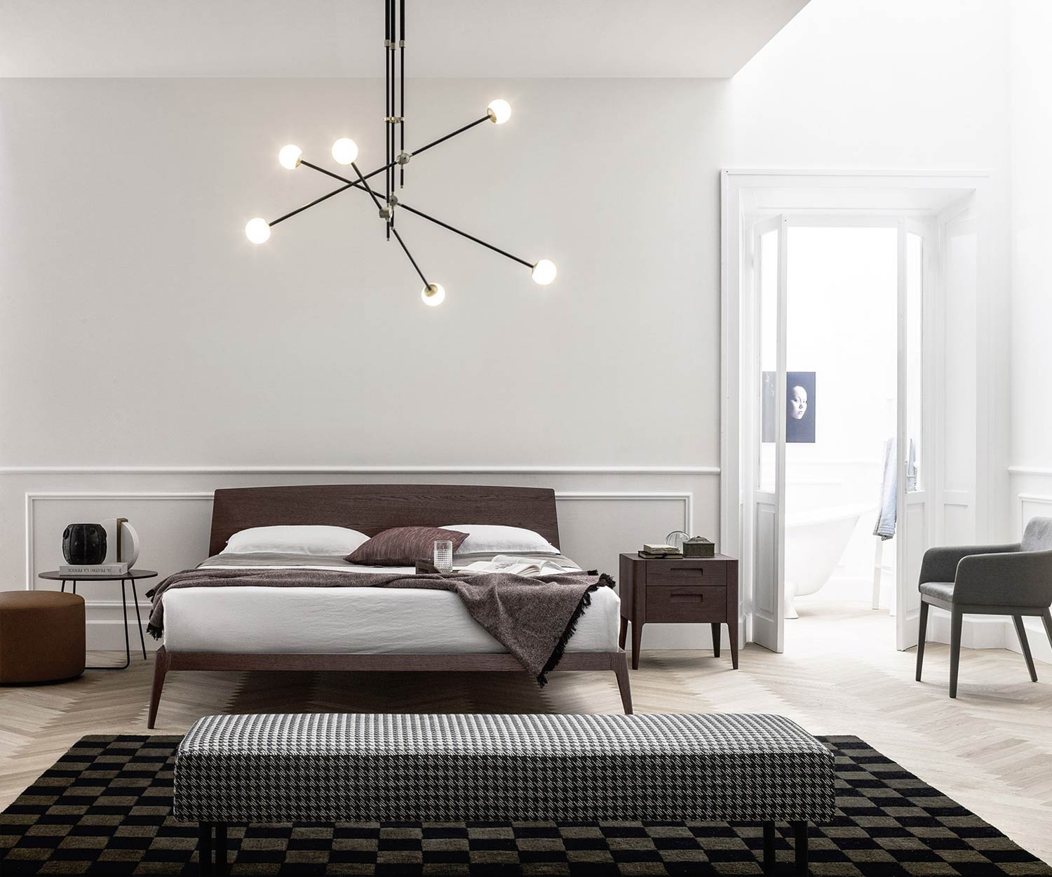 Exklusives Novamobili Design Bett Holz Siri Exklusives Novamobili Design Bett Holz Siri