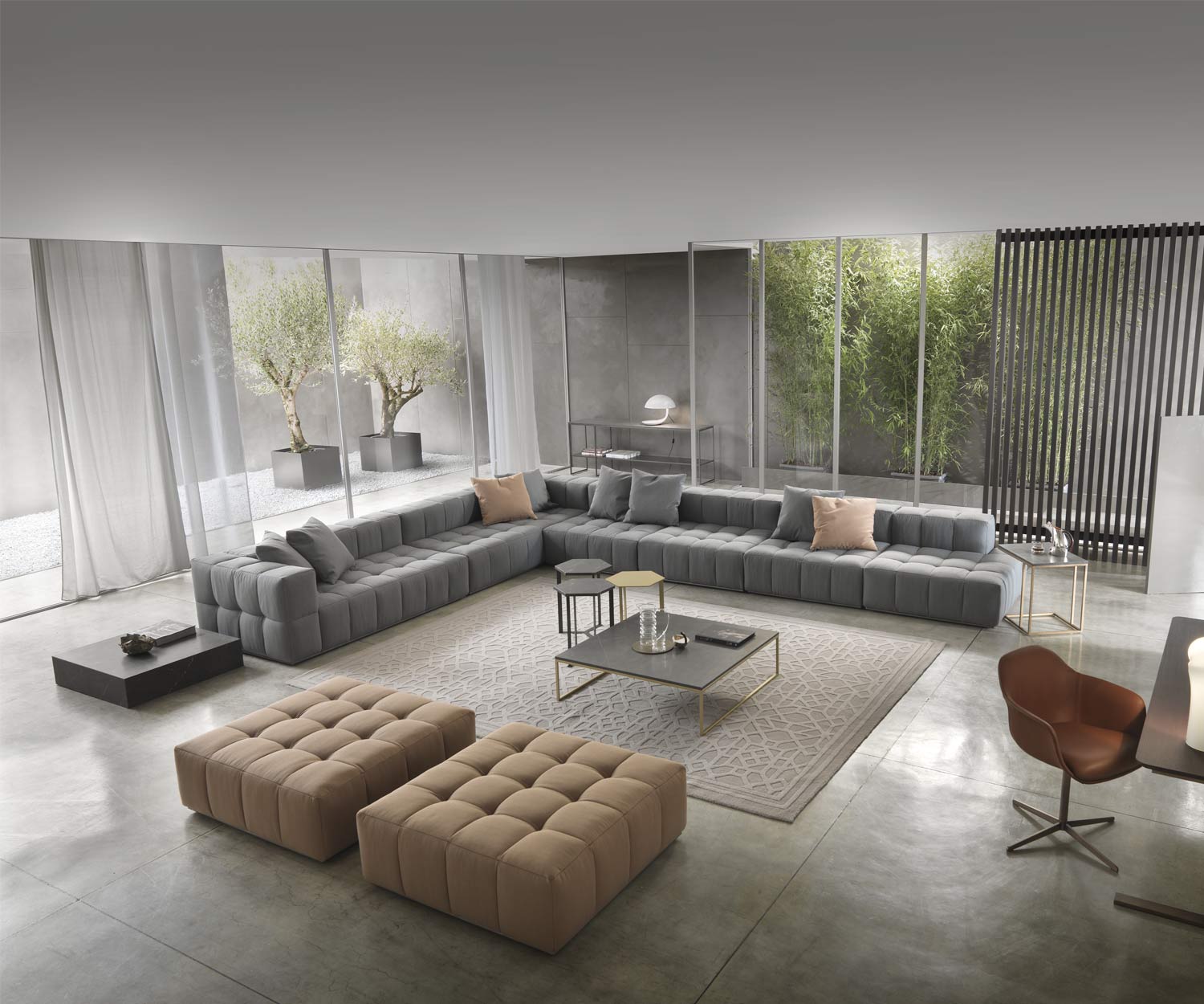 Hochwertiges Big Club Lounge Sofa Andy von Marelli Italien