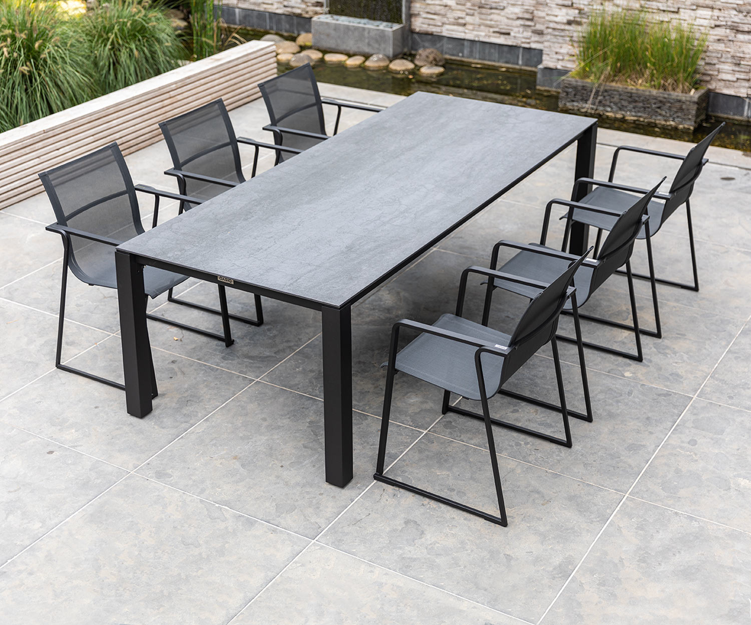 Moderner Oasiq Muze Designer Armlehnenstuhl Anthrazit Stoffbezug Grau Moderner Oasiq Muze Designer Armlehnenstuhl Anthrazit Stoffbezug Grau