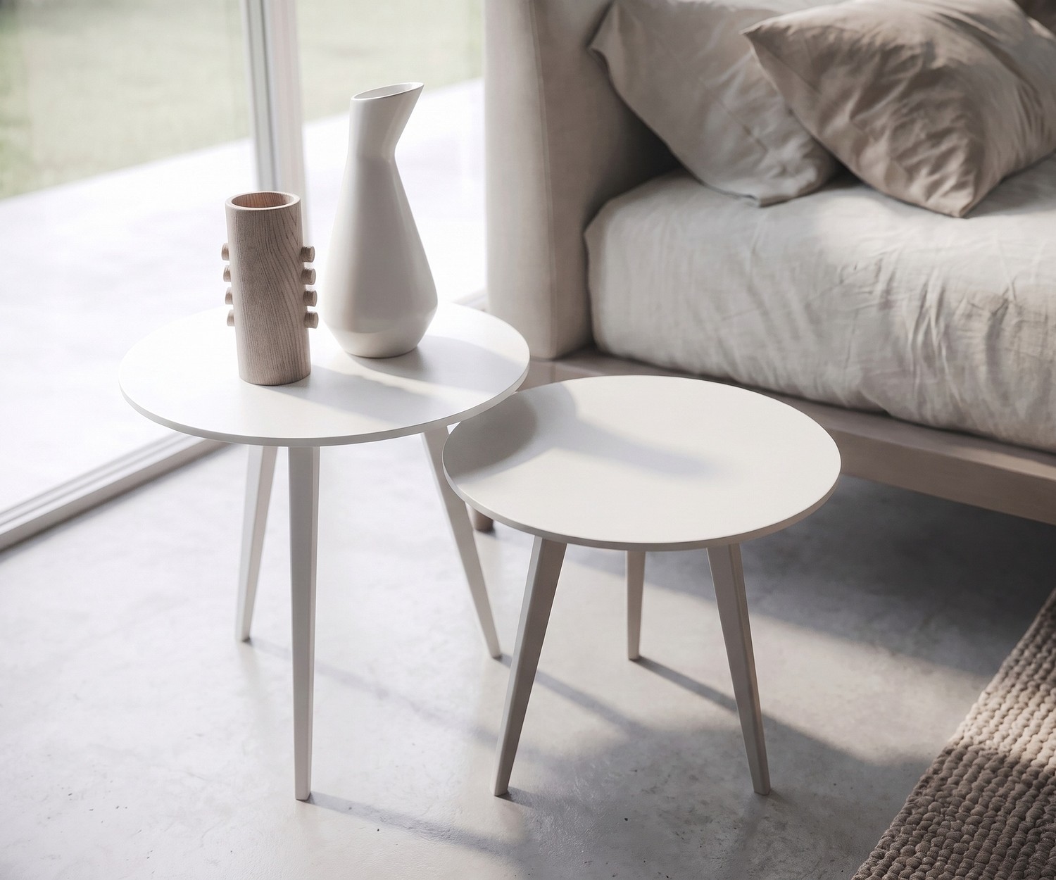Novamobili Design Beistelltisch Trio Ø 47 cm