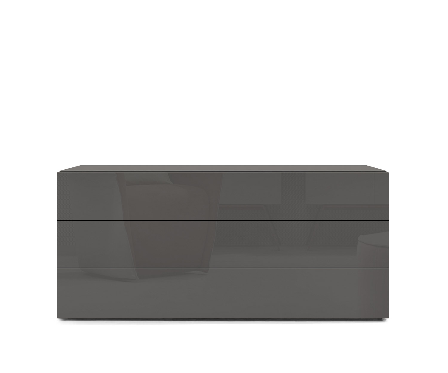 Novamobili Kommode Easy 3er B108cm quarz410 Novamobili Kommode Easy 3er B108cm quarz410