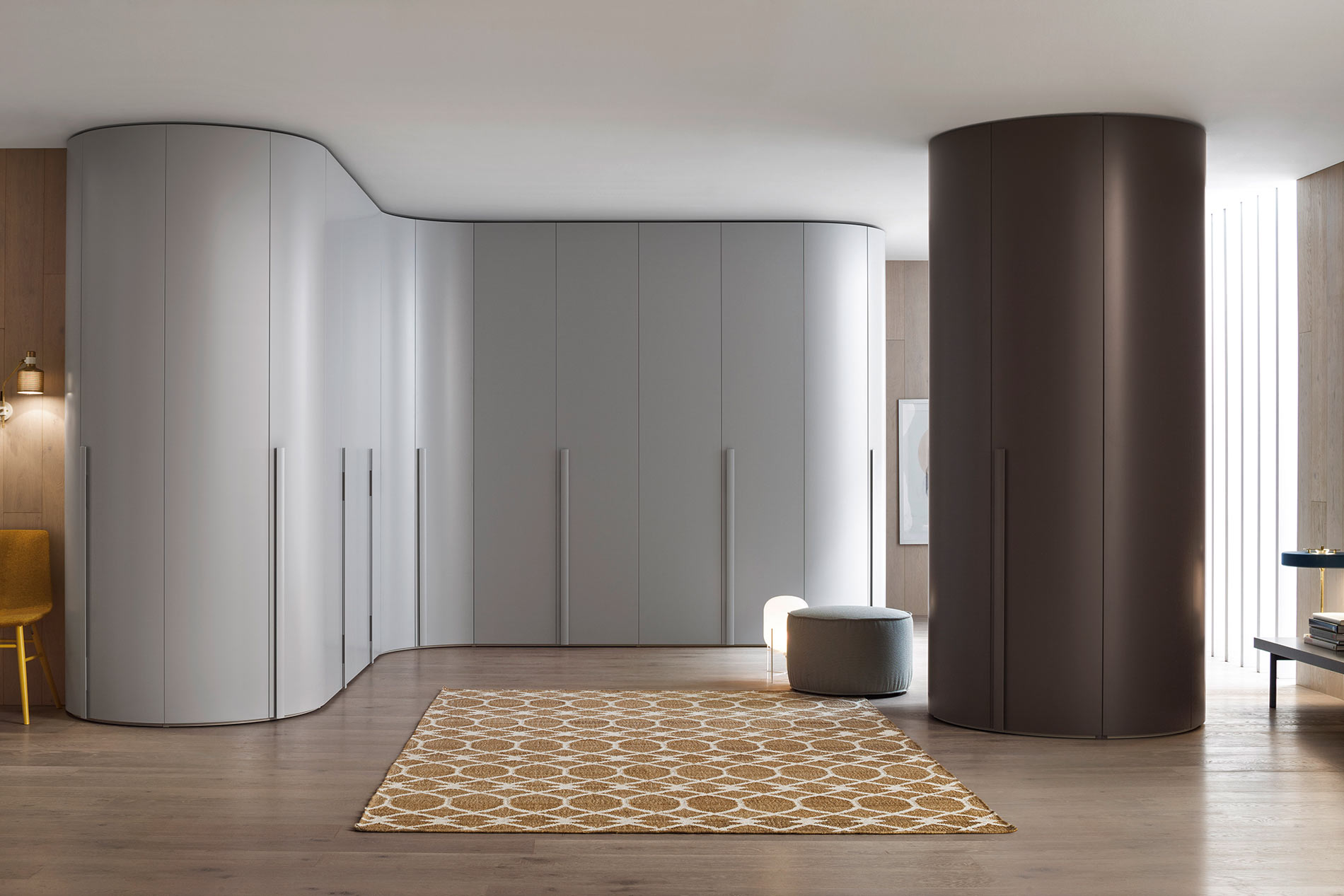 Runder Luxus Eckschrank Runder Luxus Eckschrank