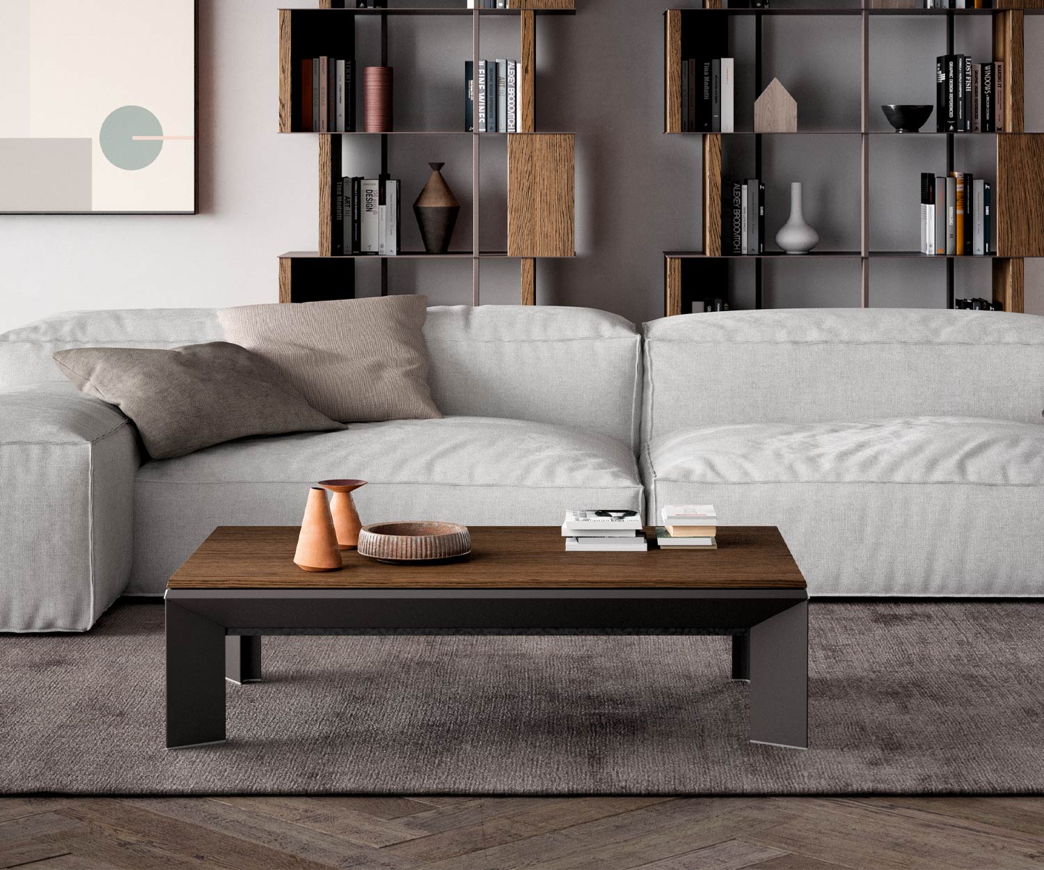 Multifunctional Design Coffee Table Metrino Ozzio Italia Multifunctional Design Coffee Table Metrino Ozzio Italia