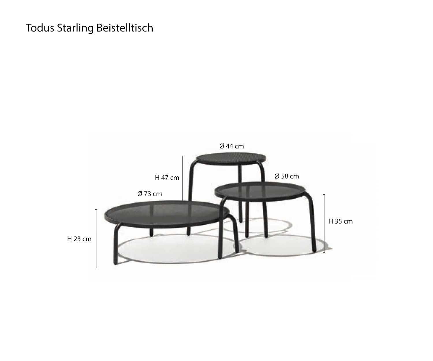 Maße Design Beistelltisch von Todus Maße Design Beistelltisch von Todus
