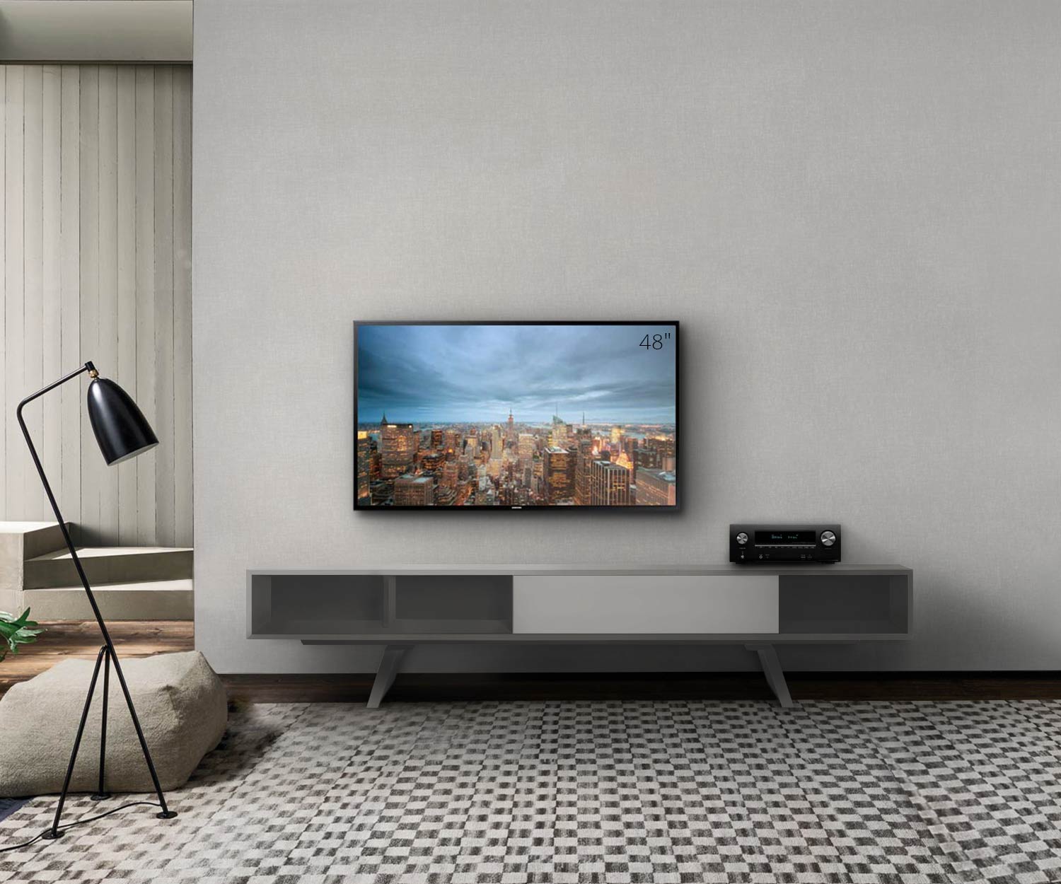 Exklusives al2 e klipse 005 Design Design Lowboard 225 cm breit in Hellgrau Exklusives al2 e klipse 005 Design Design Lowboard 225 cm breit in Hellgrau