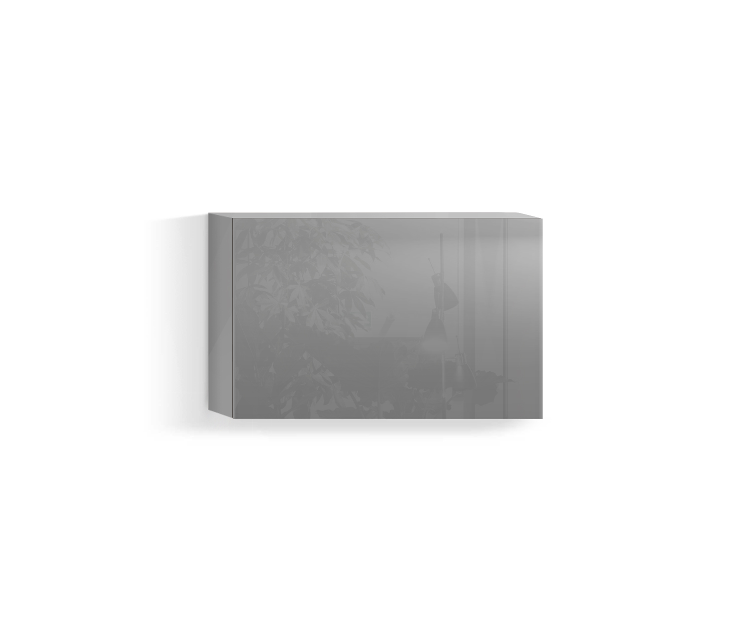 Design Wohnzimmer Hängeschrank Horizontal H42 B60 oben hellgrau430 Design Wohnzimmer Hängeschrank Horizontal H42 B60 oben hellgrau430