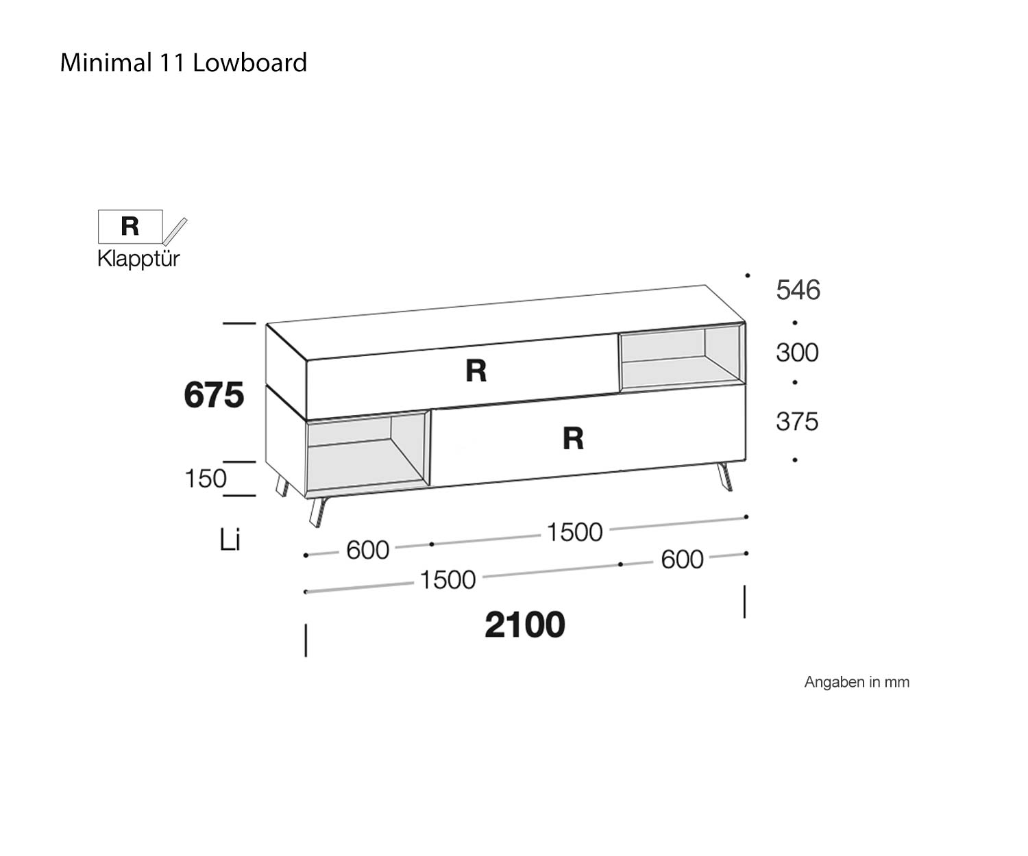 Livitalia Minimal 11 Wohnzimmerschrank Skizze Maße Größen Livitalia Minimal 11 Wohnzimmerschrank Skizze Maße Größen