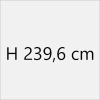 H 239,6 cm