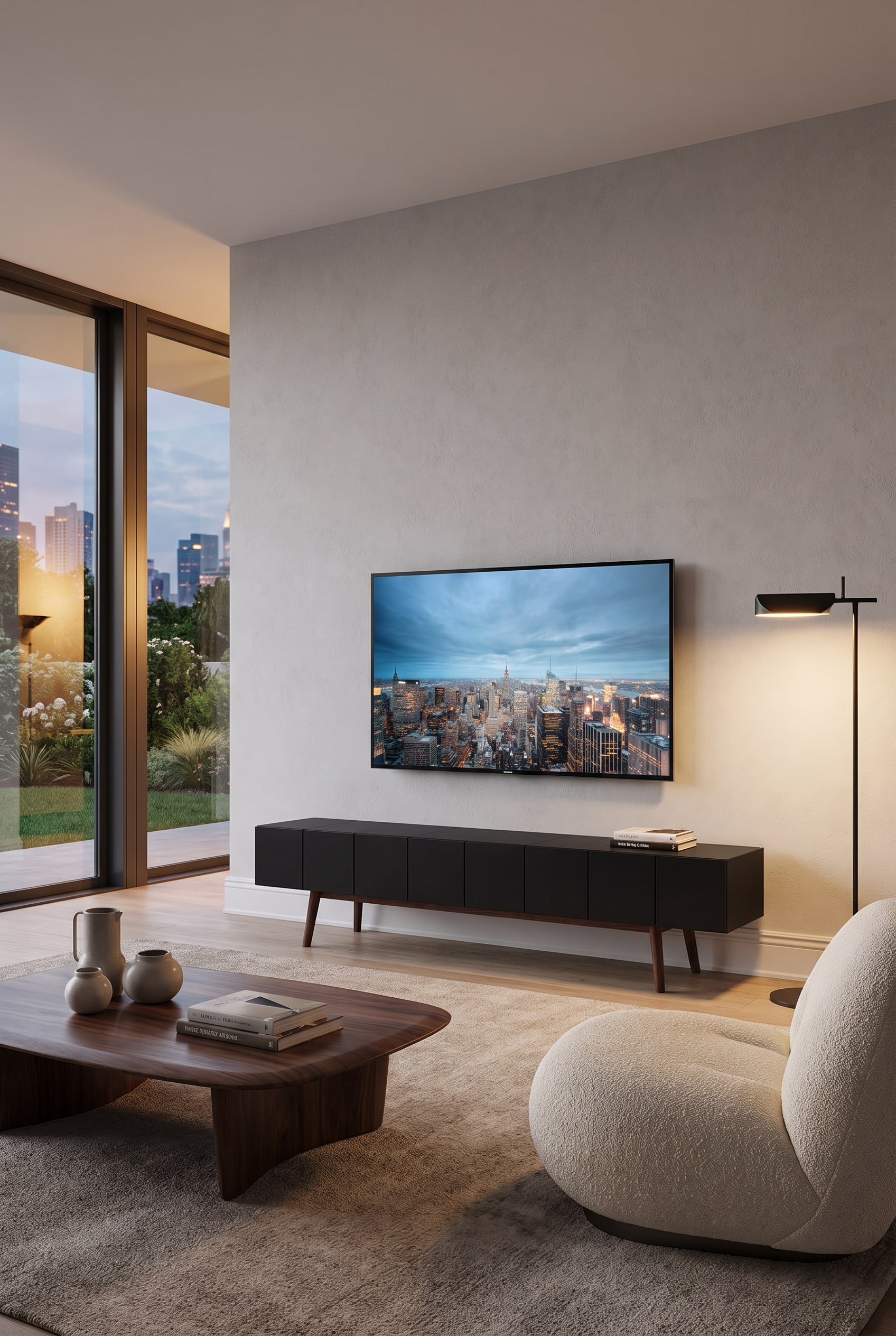 5 Lösungen, Kabel am TV-Möbel im Wohnzimmer zu verstecken — Lösung 4: Die Sockelleisten-Führung – Ein versteckter Umweg für alle Leitungen