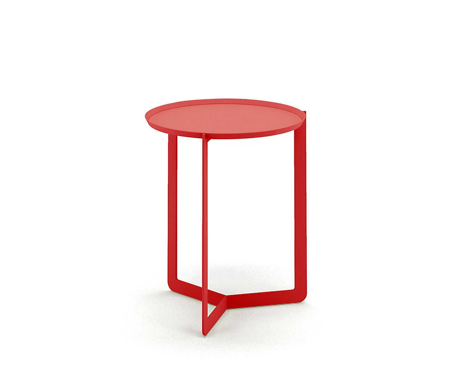 Moderner MEME Round 1 Design Beistelltisch aus Metall Ø40 x H46